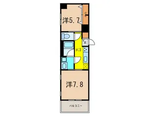 プラザハウスビル【3階】の間取り