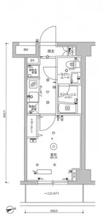 スカイコート川崎京町【7階】の間取り
