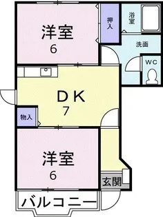 コンフォールメゾン【1階】の間取り