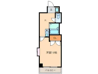 シティライフ名駅【6階】の間取り
