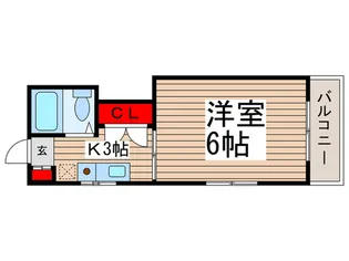 メゾンオ-キスA【2階】の間取り
