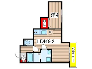 仮)アブニール【3階】の間取り