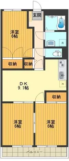 パールウチデ【3階】の間取り