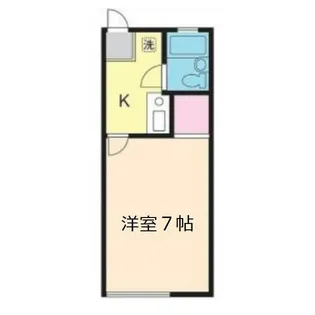 白駒ハイツ【1階】の間取り