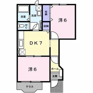 アヴァンセ【1階】の間取り