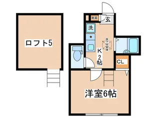 バーミープレイス喜多見【1階】の間取り
