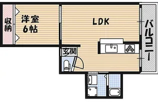 ジョバンニアドニス【4階】の間取り