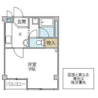 グランパルAZ V【1階】の間取り