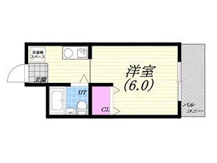 エクラ山科【1階】の間取り