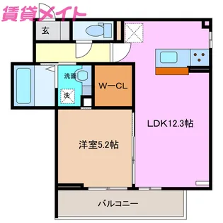 Grandheights Violet【3階】の間取り