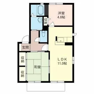 シェモワC【1階】の間取り