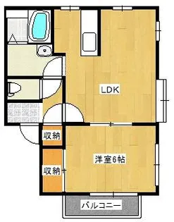ロイヤルハイツ木場【2階】の間取り