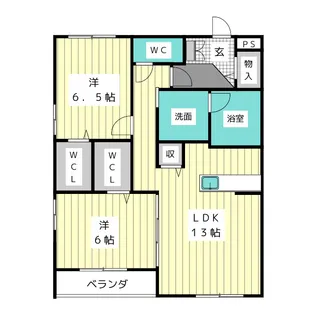 SANTEOIR(サンテワール)【1階】の間取り