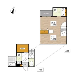 ADCけやき通りクオリア【1階】の間取り