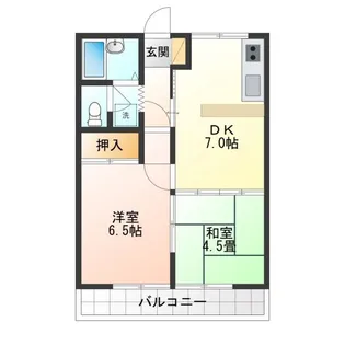 コーポ・ホザワ【1階】の間取り