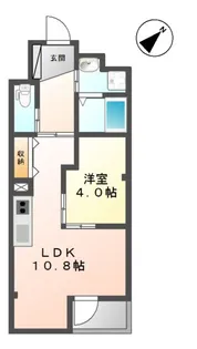 キャトルセゾン・M【3階】の間取り