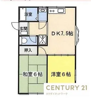 ヴィラ小林【1階】の間取り