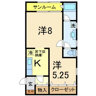 ペチュニア【1階】の間取り