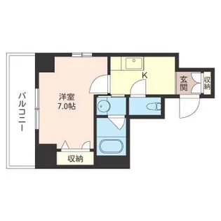 プロシード西蒲田【4階】の間取り