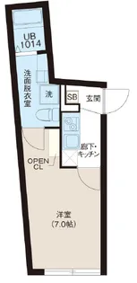 レピュア西巣鴨駅前レジデンス【1階】の間取り