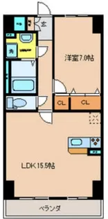 グラース リオ【2階】の間取り