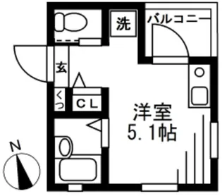 PLUM.ARK.蒲田【1階】の間取り
