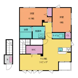 ヴィラ・ソラーレ【2階】の間取り