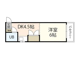 東雲コーポ【5階】の間取り