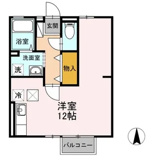 ミレニアム海望【1階】の間取り