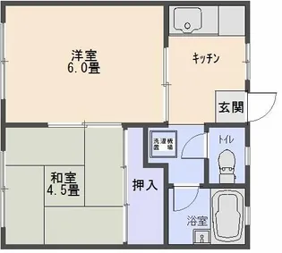 ドリームハイツ【2階】の間取り