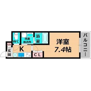 ジェンシア放出【1階】の間取り