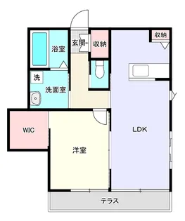 マ・メゾンA【1階】の間取り