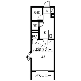 ヴィラミドリ【2階】の間取り