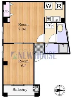 シルエット プレイス【4階】の間取り