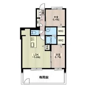 グランスクエア赤坂【1階】の間取り