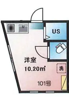 アーバンプレイス新宿N【1階】の間取り