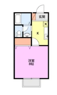 エヴァーグリーン【2階】の間取り