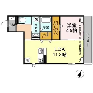 ささら弐番館【3階】の間取り