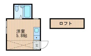 サクセス神之木台B棟【1階】の間取り