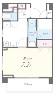 イーストヴィラ【4階】の間取り