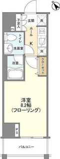 Casa Splendido 麻布仙台坂 カーサスプレンディッド麻布仙【6階】の間取り