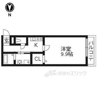 ブランドールO&T【1階】の間取り