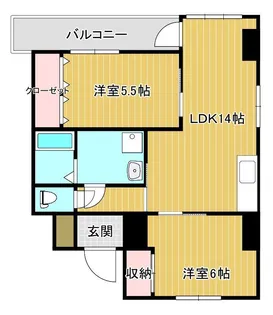 コンフォール・DU・WATANABE【4階】の間取り