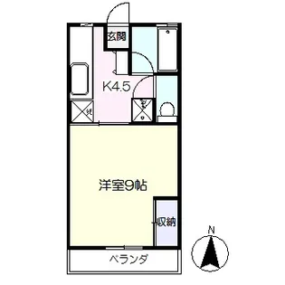 メゾン武内B・C棟【2階】の間取り