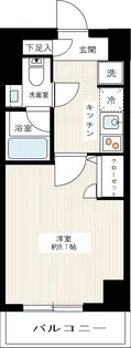 MAXIV北糀谷【5階】の間取り