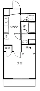 ハイツ・ゆりかもめ【1階】の間取り