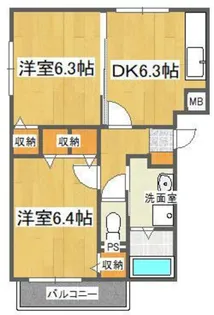 ブレイン佐古I【2階】の間取り