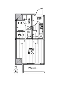 レピュア錦糸町【3階】の間取り