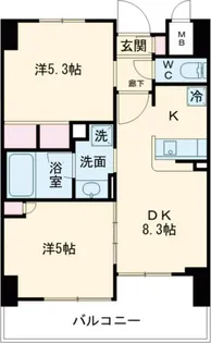 エステムプラザ神戸西IVインフィニティ【7階】の間取り