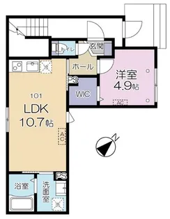Casa Gratitude(カーサ・グラティチュード)【1階】の間取り